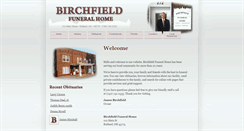Desktop Screenshot of birchfieldfuneralhome.com